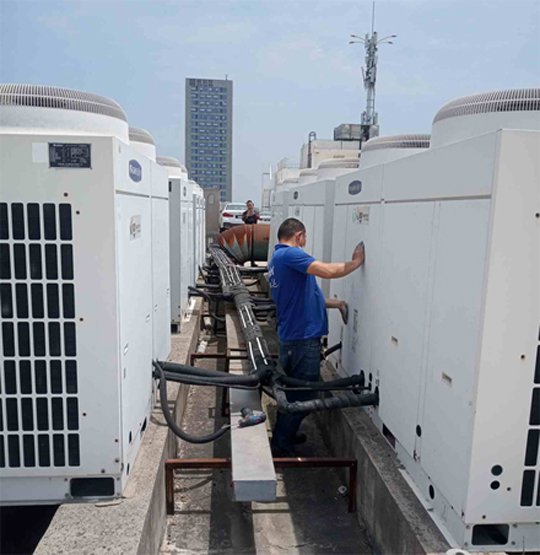 兰考中央空调制热和不制冷系统维修方法